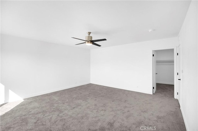34582 Calle Rosita, Dana Point, CA 92624 - empty room featuring carpet, a ceiling fan, and baseboards