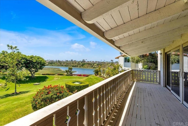 2117 Vista Entrada, Newport Beach, CA 92660 - balcony with a water view