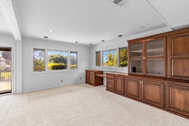 2117 Vista Entrada, Newport Beach, CA 92660 - unfurnished office featuring light colored carpet, baseboards, and recessed lighting
