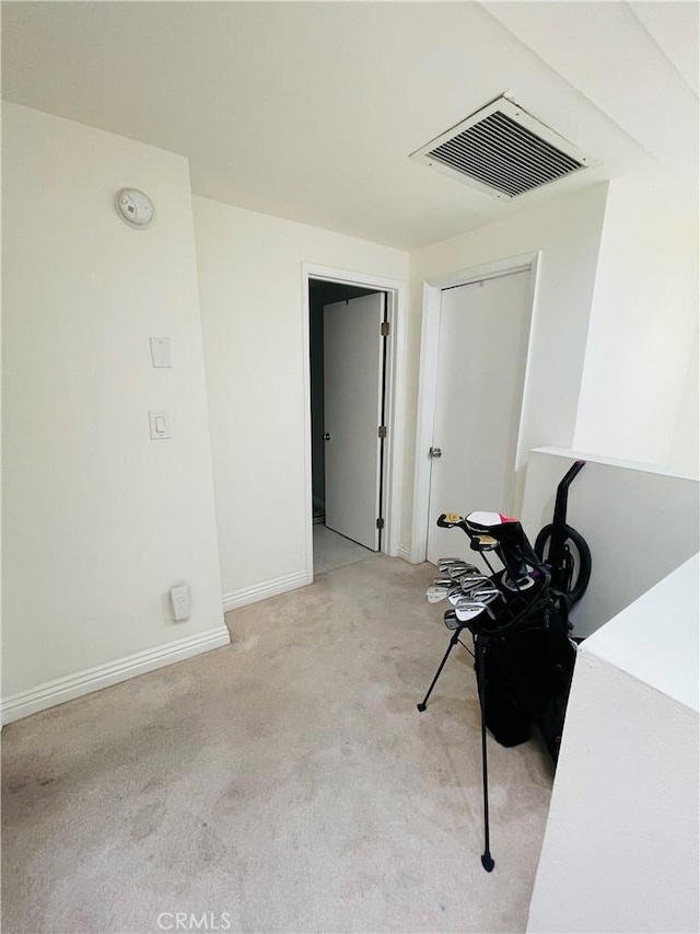227 E Burbank Blvd Unit E, Burbank, CA 91502 - interior space with light carpet and baseboards