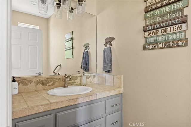 28537 N Shore Rd, Lake Arrowhead, CA 92352 - bathroom with vanity