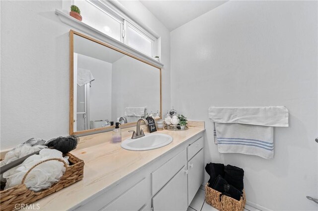 19508 Springport Dr, Rowland Heights, CA 91748 - bathroom featuring vanity and tile patterned flooring