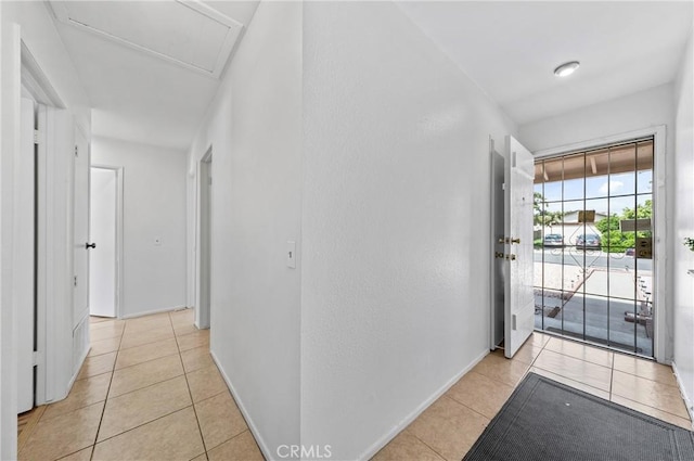 19508 Springport Dr, Rowland Heights, CA 91748 - corridor featuring light tile patterned flooring and baseboards