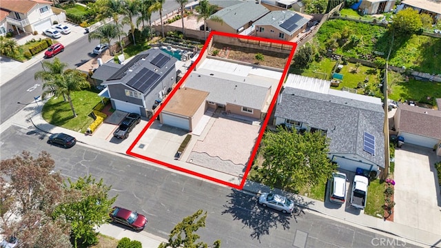 19508 Springport Dr, Rowland Heights, CA 91748 - aerial view of residential area with property boundaries highlighted