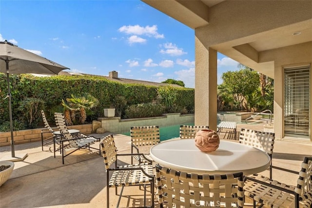 75929 Camino Cielo, Indian Wells, CA 92210 - view of patio / terrace with outdoor dining space