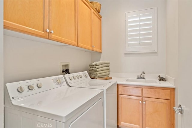 75929 Camino Cielo, Indian Wells, CA 92210 - laundry area with cabinet space and washing machine and clothes dryer