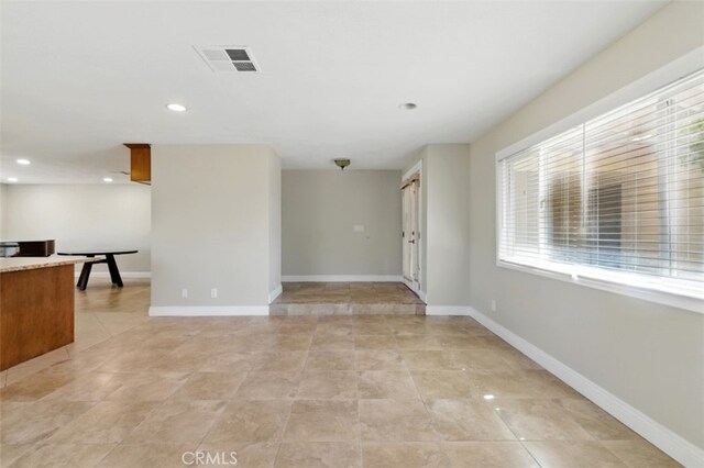 56620 Hidden Gold Dr, Yucca Valley, CA 92284 - spare room with recessed lighting, baseboards, and light tile patterned floors