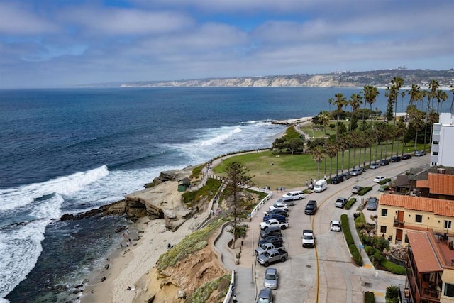 bird's eye view of expansive coastline
