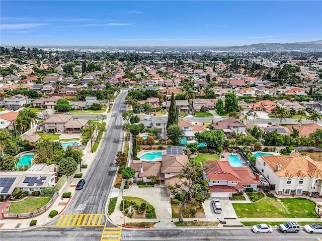 15605 Facilidad St, Hacienda Heights, CA 91745 - aerial view of residential area featuring a pool