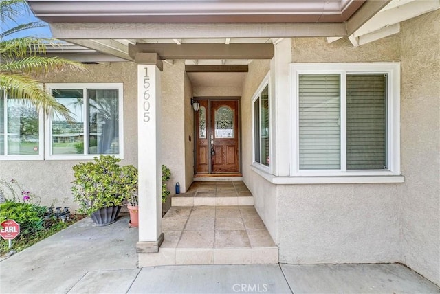 15605 Facilidad St, Hacienda Heights, CA 91745 - view of exterior entry featuring stucco siding