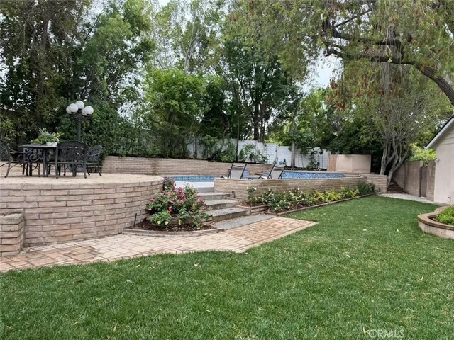 2560 Raleigh Dr, San Marino, CA 91108 - view of yard featuring a patio area
