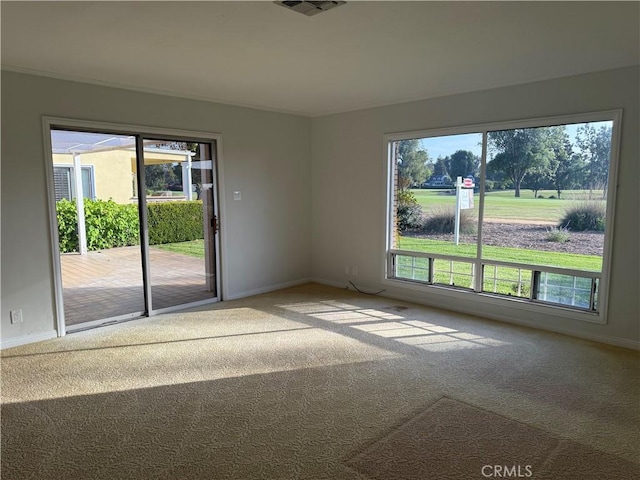 4333 N Country Club Ln, Long Beach, CA 90807 - carpeted spare room featuring baseboards