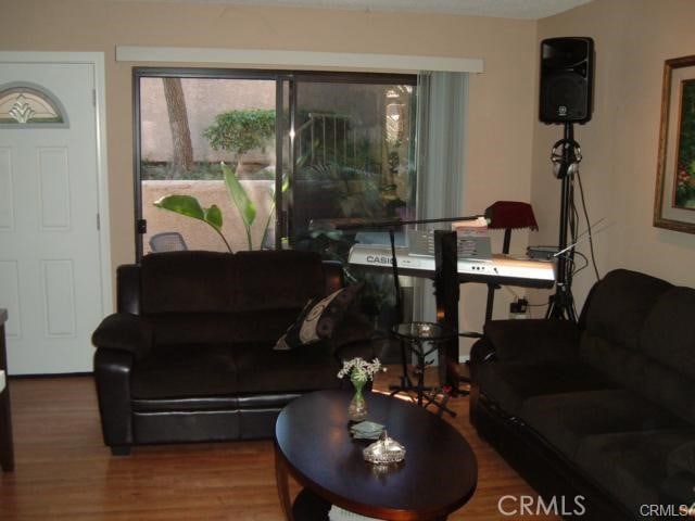 2452 Chandler Ave Unit 1, Simi Valley, CA 93065 - living area with wood finished floors