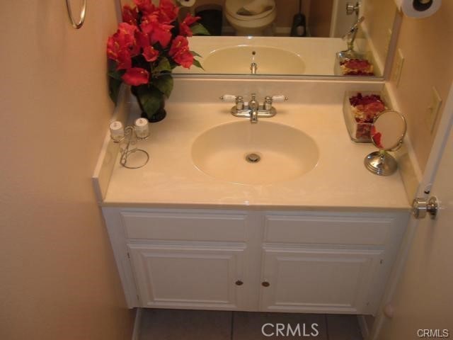 2452 Chandler Ave Unit 1, Simi Valley, CA 93065 - bathroom featuring vanity and tile patterned flooring