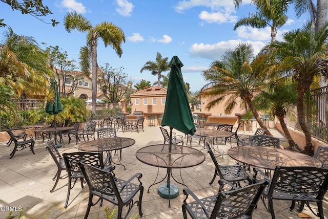 1219 Lost Point Ln, Oxnard, CA 93030 - view of patio / terrace featuring outdoor dining area and fence
