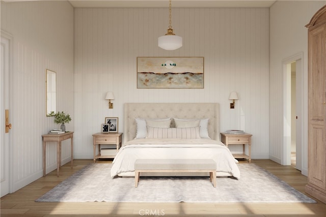 603 Pearl St, Laguna Beach, CA 92651 - bedroom featuring light wood-style flooring and baseboards