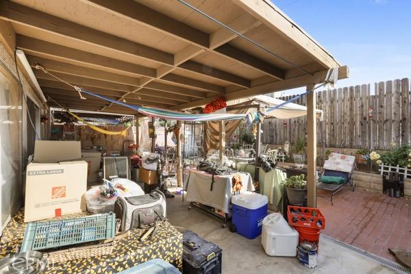 3805 Eisenhower Dr, Lake Elsinore, CA 92530 - view of patio with fence