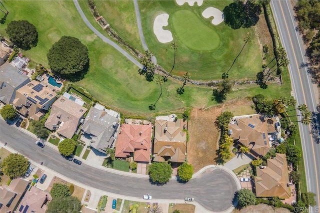 16056 Avenida Calma, Rancho Santa Fe, CA 92091 - aerial view of property's location featuring a local golf course and nearby suburban area