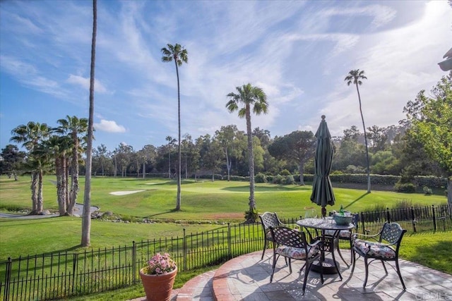 16056 Avenida Calma, Rancho Santa Fe, CA 92091 - view of patio with view of golf course and view of scattered trees