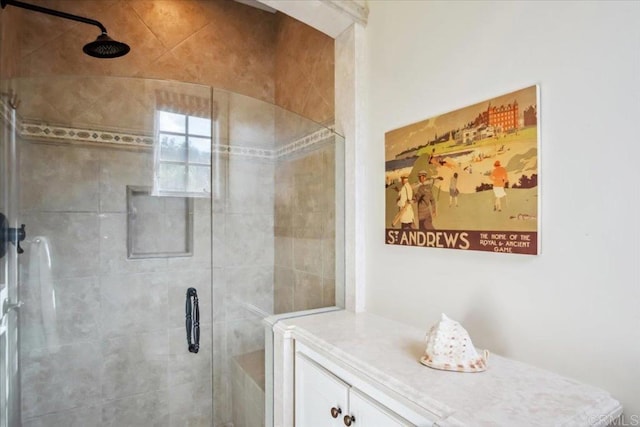 16056 Avenida Calma, Rancho Santa Fe, CA 92091 - bathroom with a shower stall and vanity