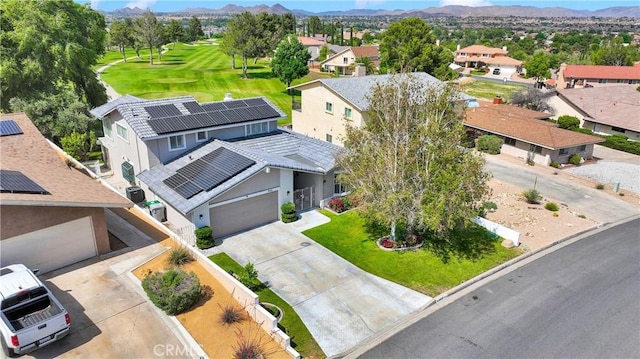 18060 Pebble Beach Dr, Victorville, CA 92395 - aerial view of residential area featuring a mountain backdrop