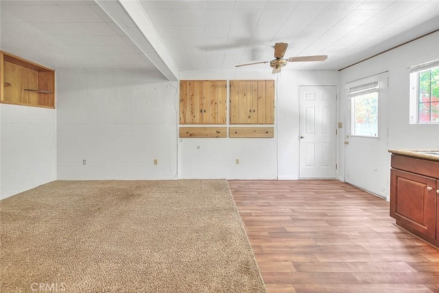 771 Woodland Rd, Crestline, CA 92325 - spare room featuring light wood finished floors and a ceiling fan