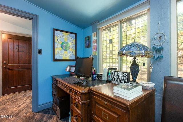 11 N San Gabriel Canyon Rd, Azusa, CA 91702 - office area with lofted ceiling