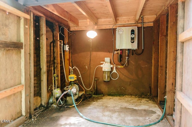 11 N San Gabriel Canyon Rd, Azusa, CA 91702 - basement featuring water heater