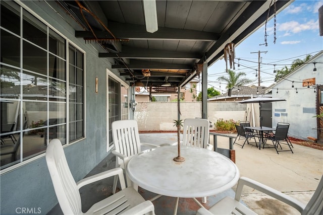 14512 Lefloss Ave, Norwalk, CA 90650 - view of patio featuring outdoor dining area