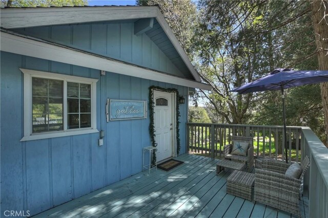 22365 Pine Dr, Cedarpines Park, CA 92322 - view of deck