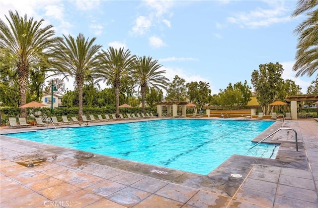 40 Calais, Irvine, CA 92602 - community pool featuring a patio and a pergola