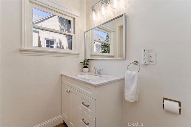 94 E Highland Ave, Sierra Madre, CA 91024 - bathroom with vanity and plenty of natural light