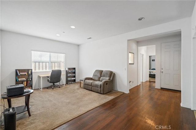 40991 Bankhall St, Lake Elsinore, CA 92532 - office space featuring wood finished floors and recessed lighting