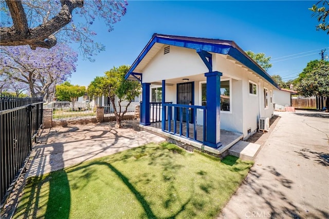 10091011 W Myrtle St, Santa Ana, CA 92703 - view of front of property with stucco siding and a porch