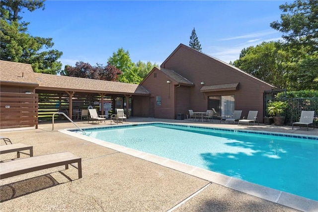 2912 Pennyroyal Dr, Chico, CA 95928 - community pool featuring a patio area
