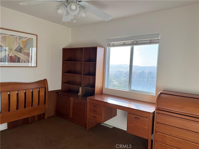 5486 Alexandrine Ct, Oceanside, CA 92057 - unfurnished bedroom with carpet flooring and ceiling fan