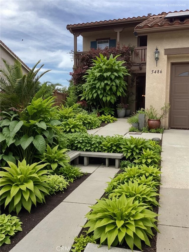5486 Alexandrine Ct, Oceanside, CA 92057 - view of exterior entry featuring stucco siding