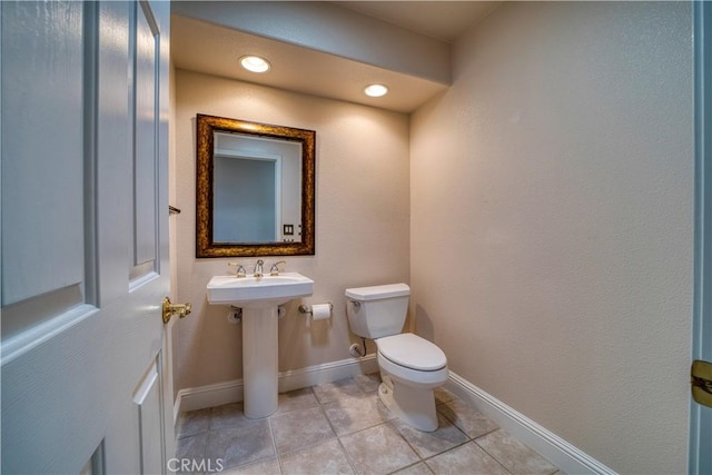 635 Shelter Ridge Pl, Nipomo, CA 93444 - bathroom with toilet and tile patterned floors