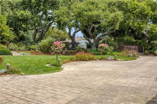 635 Shelter Ridge Pl, Nipomo, CA 93444 - view of community with a lawn and a patio area