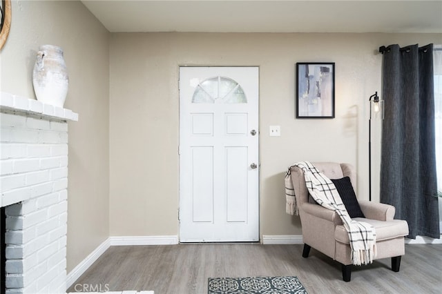 1963 Turrill Ave, San Bernardino, CA 92411 - entryway featuring wood finished floors and baseboards