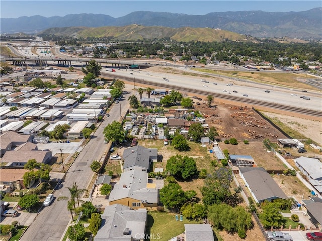 1963 Turrill Ave, San Bernardino, CA 92411 - aerial overview of property's location with mountains and nearby suburban area