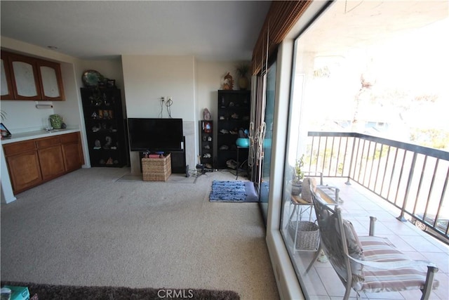 4041 Bluff Pl Unit 2, San Pedro, CA 90731 - living area with light colored carpet