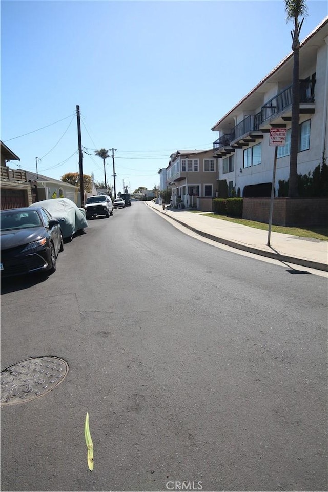 4041 Bluff Pl Unit 2, San Pedro, CA 90731 - view of asphalt street with sidewalks and curbs