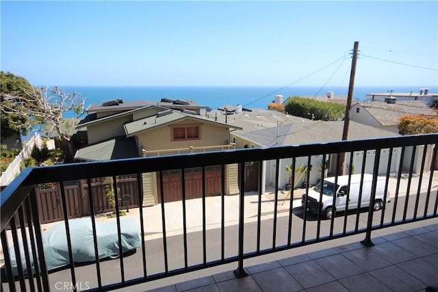 4041 Bluff Pl Unit 2, San Pedro, CA 90731 - balcony featuring a water view