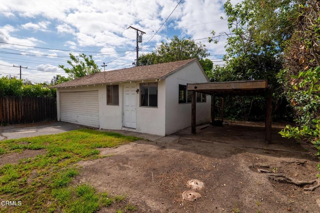 8528 Palma Vista St, San Gabriel, CA 91775 - detached garage with fence and a carport
