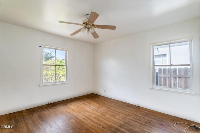 8528 Palma Vista St, San Gabriel, CA 91775 - empty room featuring hardwood / wood-style floors and a ceiling fan