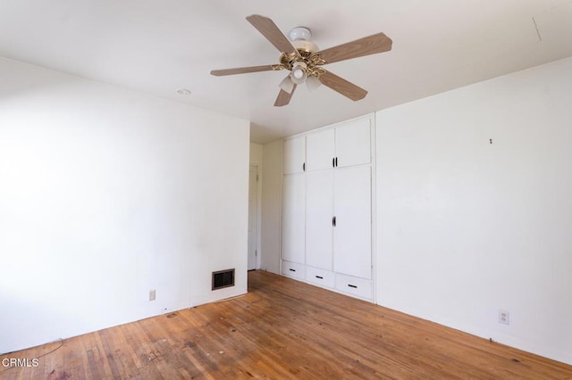 8528 Palma Vista St, San Gabriel, CA 91775 - unfurnished bedroom featuring wood-type flooring, a closet, and ceiling fan