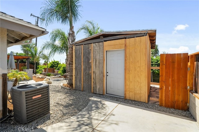 8631 Holly St, Rancho Cucamonga, CA 91701 - view of shed with cooling unit