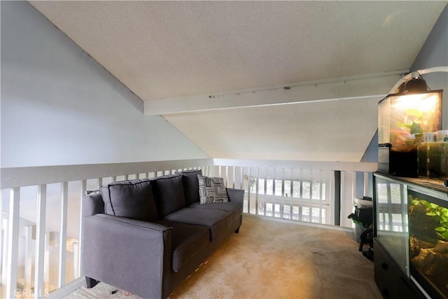 7890 E Spring St Unit 18D, Long Beach, CA 90815 - carpeted living room with a textured ceiling
