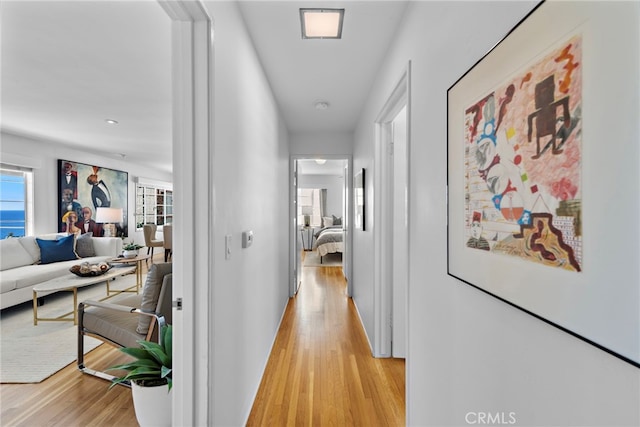 2142 Ruby Pl, Laguna Beach, CA 92651 - hall featuring light wood-style floors